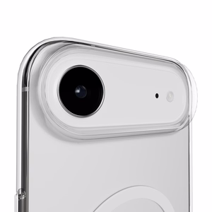 Puro Lite Mag TPU+PC magnetinis dėklas telefonui iPhone 17 Air - permatomas su baltu žiedu