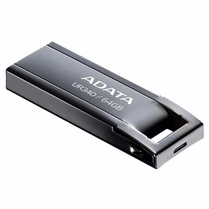 ADATA UR340 USB atmintukas 64 GB USB A tipo 3.2 Gen 2 (3.1 Gen 2) Juoda