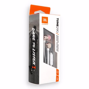 Laidinės ausinės JBL T290 su mikrofonu, Jack 3,5mm, auksinės