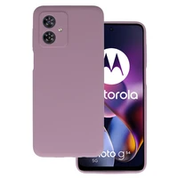 Silikoninis lengvas dėklas telefonui Motorola Moto G54 5G pilkas