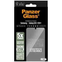 PanzerGlass Itin plonas keraminis stiklas Samsung Galaxy S25+ - Skaidrus