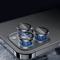 Grūdintas stiklas Tel Protect 3D objektyvo apsaugai ant kameros Samsung Galaxy S25 juodas (lēcas 3 vnt.)