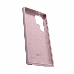 Etteri silikoninis dėklas telefonui Samsung Galaxy S24 Ultra šviesiai rožinis