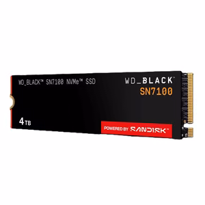 Western Digital Black SN7100 4 TB M.2 PCI Express 4.0 NVMe 3D TLC NAND