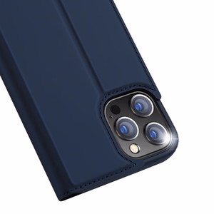 Dux Ducis Skin Pro knygos tipo dėklas telefonui iPhone 13 Pro Max mėlynas