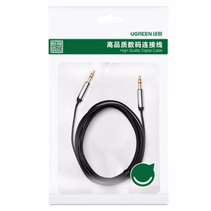 Ugreen AV119 10733 audio laidas mini jack 3.5mm / mini jack 3.5mm 1m juodas