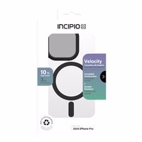 Incipio Velocity MagSafe - dėklas iPhone 16 Pro (Clear / juodas)
