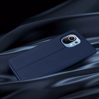 DUX DUCIS Skin Pro knygos tipo dėklas telefonui Xiaomi Mi 11 mėlynas