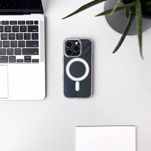 Itin skaidrus dėklas su MagSafe Samsung Galaxy S25 Edge telefonui – skaidrus