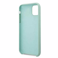 Guess GUHCN58LSLMGG iPhone 11 Pro žalias kietas dėklas Silikoninis Vintage Gold Logo