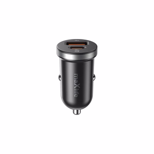 "Maxlife MXCC-05 PD QC automobilinis įkroviklis 1x USB-C 1x USB 35W juodas