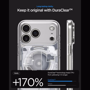Spigen Ultra Hybrid MagSafe Zero One dėklas iPhone 18 Pro Max / 17 Pro Max, baltas