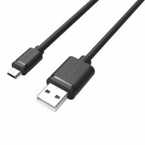 UNITEK Y-C451GBK USB laidas 1 m USB 2.0 USB A Micro-USB B Juodas