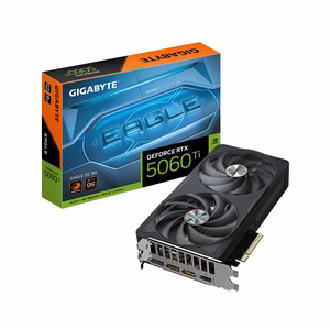 GIGABYTE GeForce RTX 5060 Ti EAGLE OC 8G Vaizdo plokštė - 8GB GDDR7, 128bit, PCI-E 5.0, 2617MHz Core Clock, 3 x DisplayPort, 1 x HDMI, GV-N506TEAGLE OC-8GD