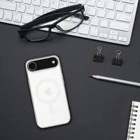 Iphone 17 Air - skaidrus akrilinis magnetinis dėklas telefonui