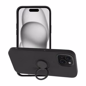 Чехол для телефона "Silicone Ring" для Xiaomi Redmi Note 13 Pro 5G / Poco X6 5G чёрный