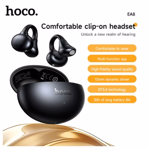 Hoco TWS EA8 belaidės ausinės, metalo juodos