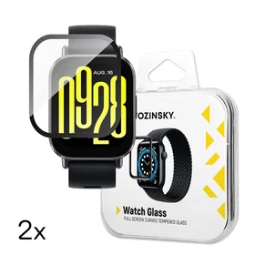 Wozinsky pilno klijavimo grūdintas stiklas Xiaomi Redmi Watch 5 Active (2 vnt.)