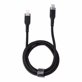 WiWU - Platinum serijos duomenų kabelis Wi-C013 USB C į Lightning 30W 1,2m - juodas