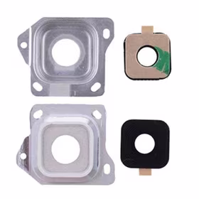 Samsung A300 A3 kameros stikliukas sidabrinis (baltas) ORG