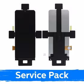 Ekranas skirtas Samsung F721 Z Flip4 (INNER) juodas (Service Pack) (NF version)