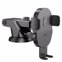 Automobilinis telefono laikiklis Hoco H19 (dashboard/windshield) juodas