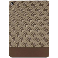 Guess 4G Stripe Allover case for iPad 10.2" - brown