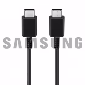 USB Kabelis Samsung EP-DA705BBE juodas 100cm "Type-C/Type-C" 25W / 100% Genuine /