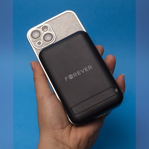 "Forever" belaidis maitinimo bankas MATB-100 PD QC 22,5W 10000 mAh magnetinis juodas