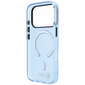BMW M IML Frosted Metal Logo & Trims MagSafe dėklas, skirtas iPhone 17 Pro Max / 18 Pro Max – mėlynas