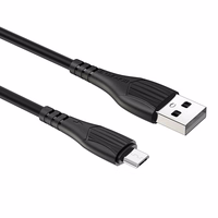 Borofone kabelis BX37 Wieldy – USB į Micro USB – 1 metras, juodas