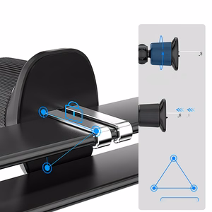 Wozinsky WCT5-6S4Y Car Holder with Qi/MagSafe 15W Inductive Charger for Air Vent - Black