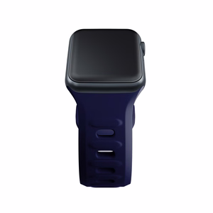 42/44/45/46/49 mm Ocean Blue (big) - 3mk Silicone Watch Strap for Apple