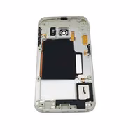 Vidinis korpusas Samsung G925F S6 Edge pilkas (mėlynas) su zumeriu ir šoniniais mygtukais originalus (used Grade B)