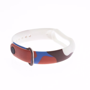 Moro dirželis Xiaomi Mi Band 5 / 6 silikoninis laikrodžio dirželis su raštu 8