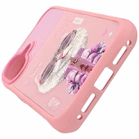 Nimmy Cool&Cute 2.0 Katės dėklas telefonui iPhone 17 - rožinis