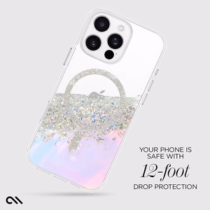Case-Mate Karat MagSafe dėklas, skirtas iPhone 16 Pro Max, holografinis „Soap Bubble“