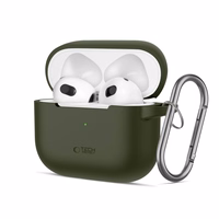 Tech-Protect silikoninis dėklas ausinėms Apple AirPods 3 - žalias