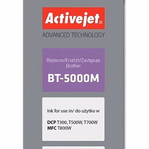 Activejet AB-5000M – purpurinio rašalo buteliukas, pakeičia Brother BT-5000M, 50 ml, Supreme, 5000 puslapių