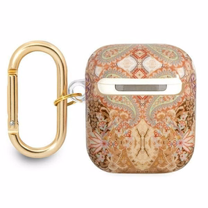Guess GUA2HHFLD AirPods dėklas auksinis/auksinis Paisley Dirželių kolekcija