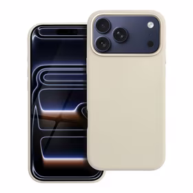 Dėklas telefonui iPhone 17 PRO MAX Forcell F-Protect Frame Premium suderinamas su Magsafe antikinis baltas