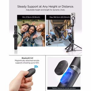 Spigen S582W Bluetooth asmenukių lazda - juoda
