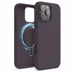 Telefono dėklas „TM MagSafe Silicone“ skirtas iPhone 14 Pro Max / Elderberry /