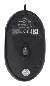 TITANUM TK106 klaviatūra su pele USB juoda