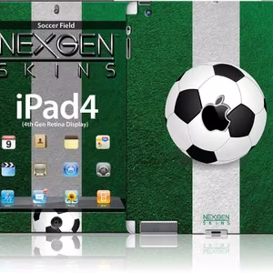 Nexgen Soccer Field 3D decorative skin set for iPad 2/3/4