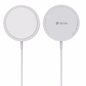 "Devia" belaidis įkroviklis "Smart magnetic" 15W, baltas
