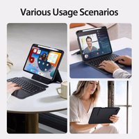 Dėklas su klaviatūra Dux Ducis DK Apple iPad Pro 11 2018/2020/2021/2022 juodas