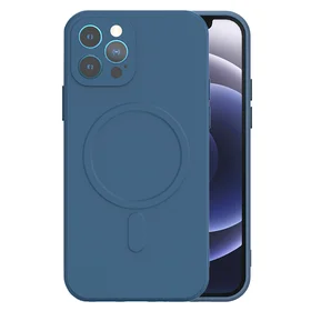 TEL PROTECT MagSilicone dėklas telefonui Iphone 13 Pro tamsiai mėlynas