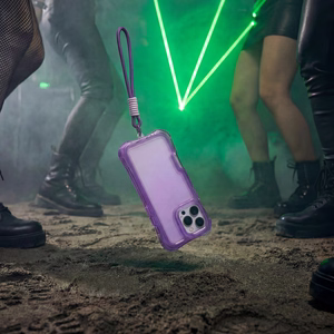 Safepop dėklas su dirželiu skirtas Samsung Galaxy A57 5G violetinis