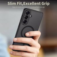 Tech-Protect BasicMag MagSafe Dėklas for Samsung Galaxy S26+ - skaidrus juodas